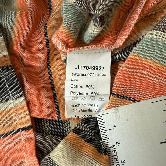 SHEIN Striped Sleeveless Button Front Shift Dress – Size US 6 (M) - Picture 6 of 9